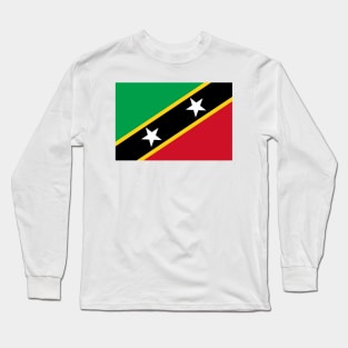 Flag of Saint Kitts and Nevis Long Sleeve T-Shirt